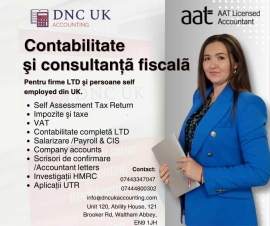 Anunturi UK Contabilitate Companii si Self employed