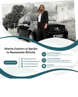 Anunturi UK Repatriere decedati, servicii funerare