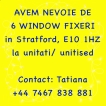 6 window fixeri in Stratford, London, UK