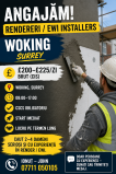 Anunturi Woking 🚨 CAUT RENDERERI / EWI INSTALLERS –