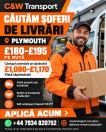 Locuri de munca Anglia UK CĂUTĂM ȘOFERI DE LIVRĂRI