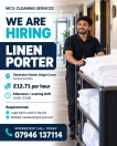 Locuri de munca Londra CLEANERS NEEDED