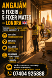 Locuri de munca Anglia UK Angajăm 5 Fixer Mates – Londra